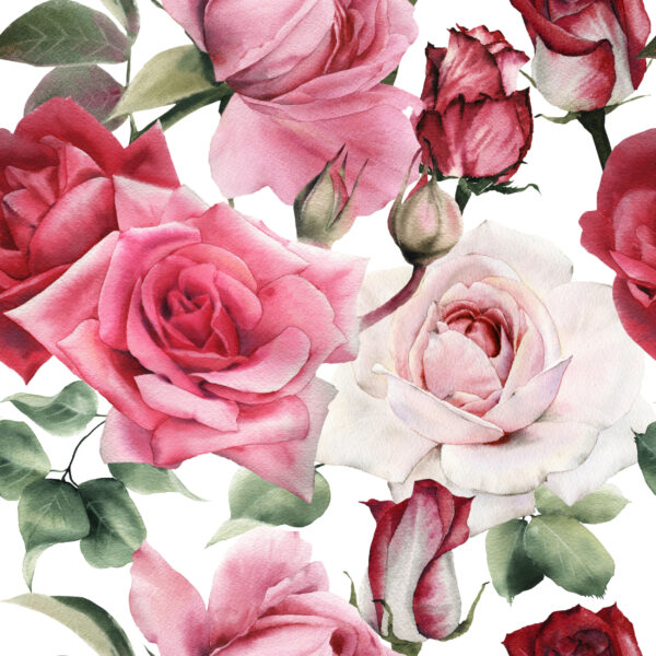 ToF Behang vintage rozen roze tinten