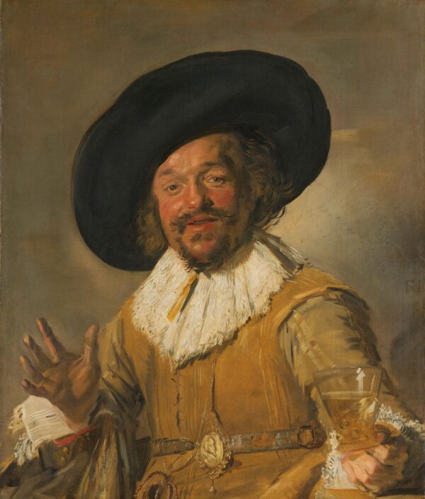 ToF Fotobehang schilderij De vrolijke drinker, Frans Hals