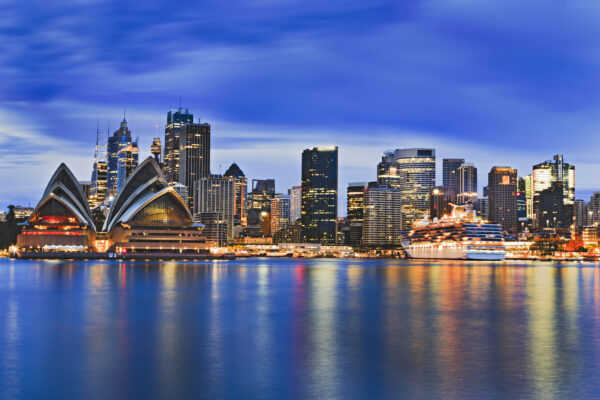 ToF Fotobehang skyline Sydney stad