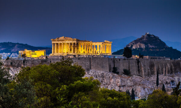ToF Behang steden Athene historisch Parthenon
