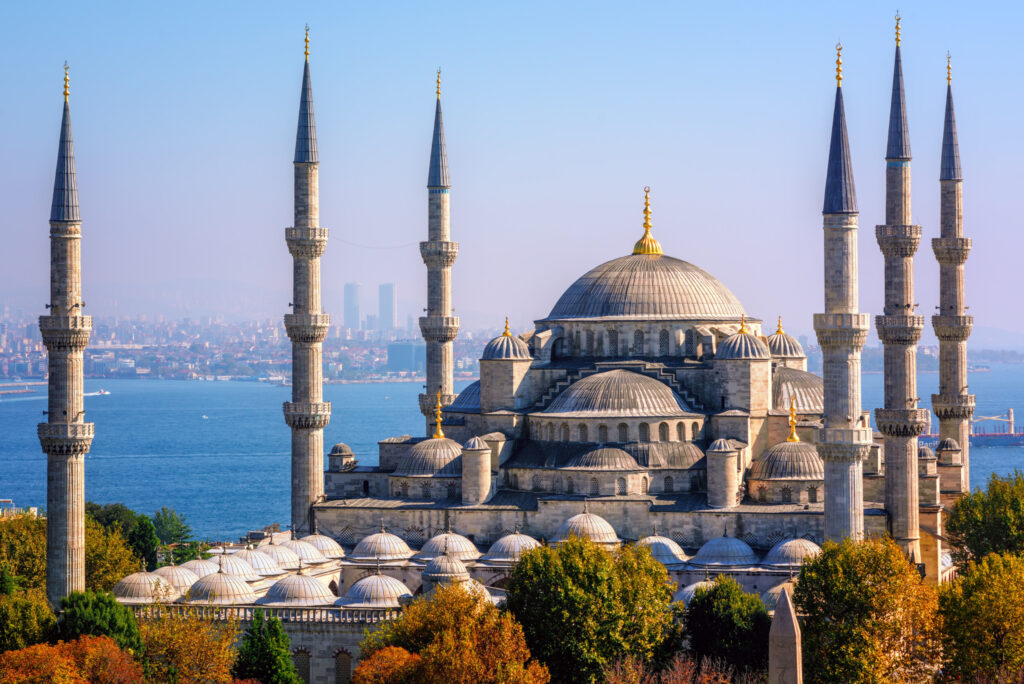 ToF Fotobehang stad Istanboel, Blauwe Moskee