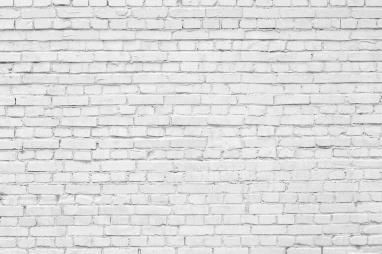 ToF Behang stenen muur wit