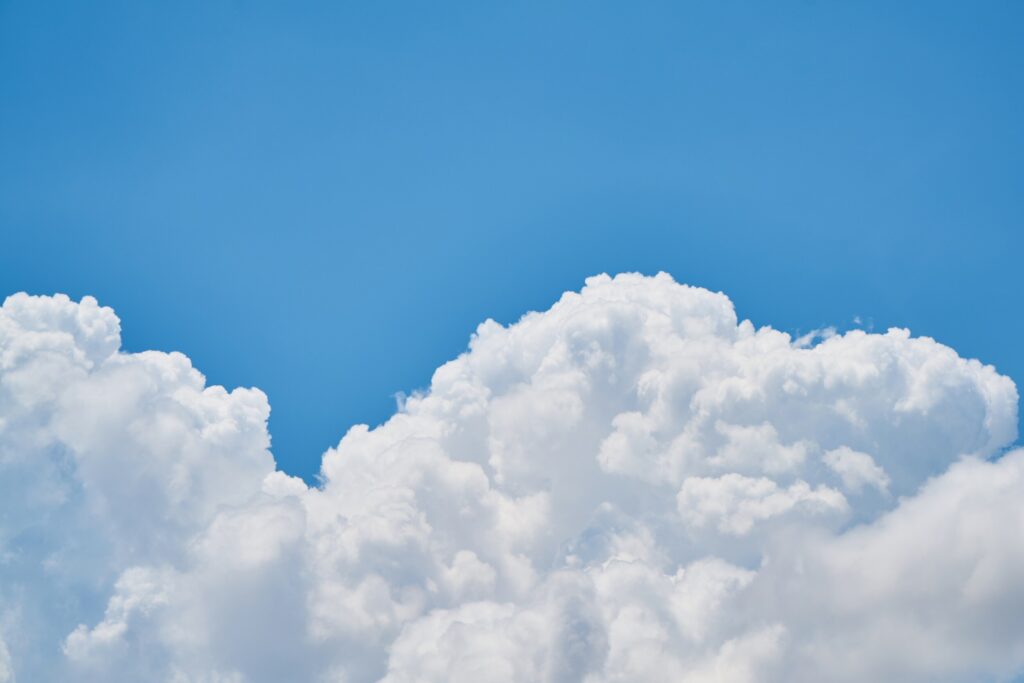 ToF Behang wolkenlucht blauwe wolken