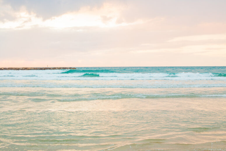 ToF Behang zee blauw