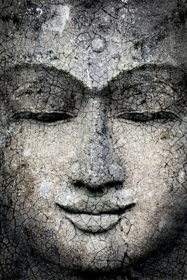 ToF Fotobehang kunst gezicht Boeddha