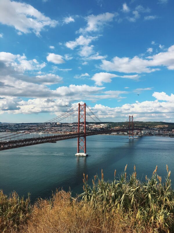 ToF Fotobehang Golden Gate brug met stad
