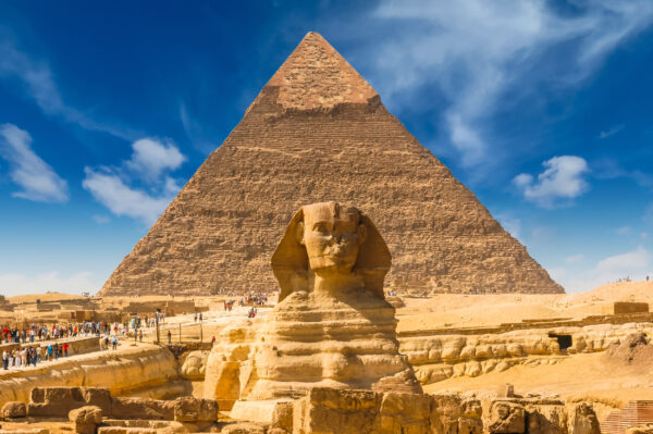 ToF Fotobehang Egypte piramide Sfinx van Gizeh