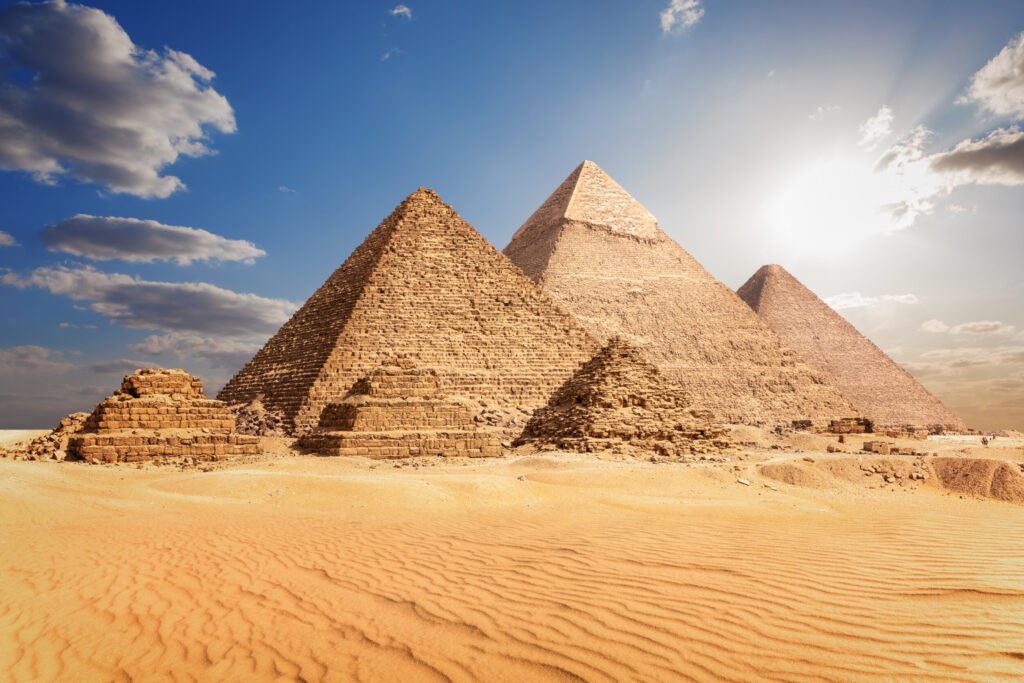 ToF Fotobehang Egypte piramides oud
