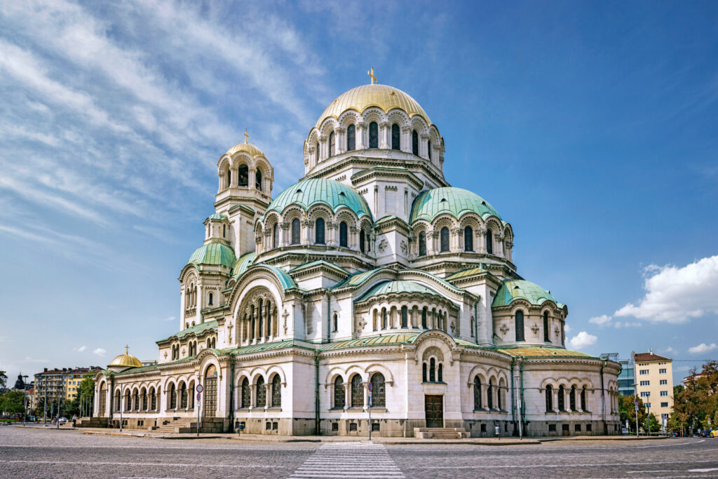 ToF Fotobehang gebouwen kathedraal Alexander Novski in Sofia