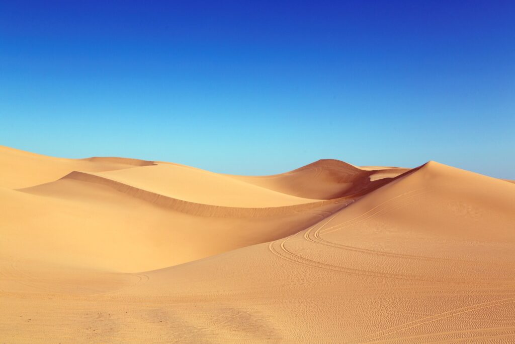 ToF Fotobehang landschap zandbergen in de woestijn