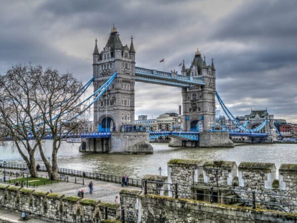 ToF Fotobehang Tower Bridge Londen weerspiegeling
