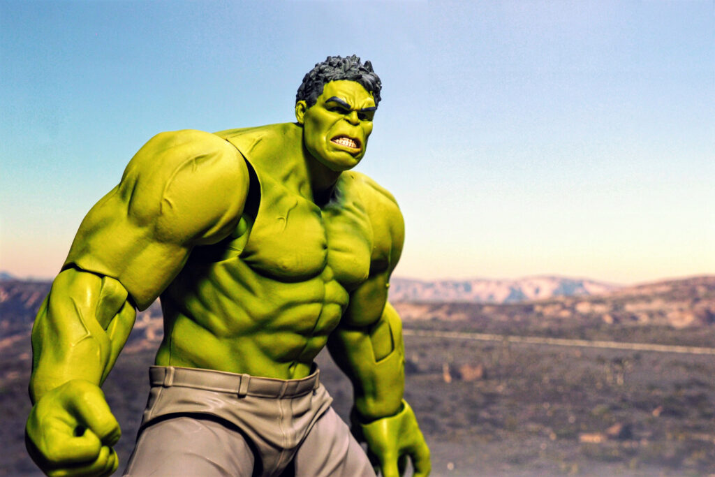 ToF Behang Marvel film de Hulk met blauwe lucht