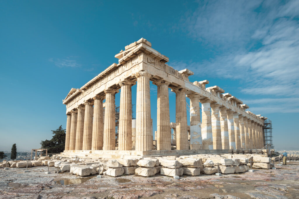 ToF Fotobehang stad historisch herkenningspunt Partenon