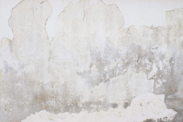 ToF Fotobehang betonnen muur wit met vlekken