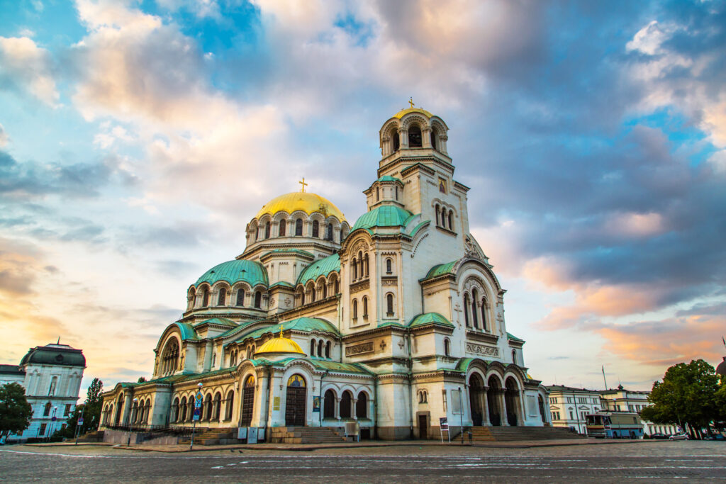 ToF Fotobehang steden Bulgarije Nevski-kathedraal