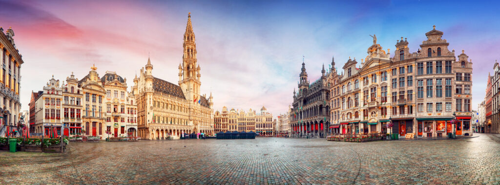 ToF Fotobehang steden marktplein in Brussel