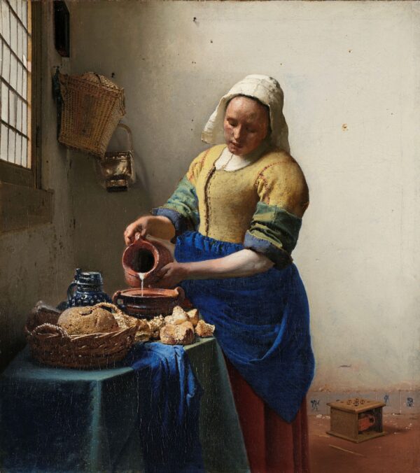ToF Fotobehang kunst Het melkmeisje, Johannes Vermeer