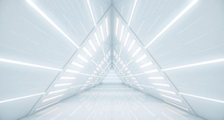 ToF Fotobehang modern driehoek