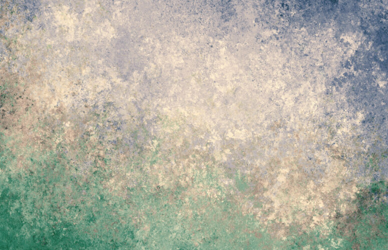 ToF Behang muur betonlook in paars, beige en groen