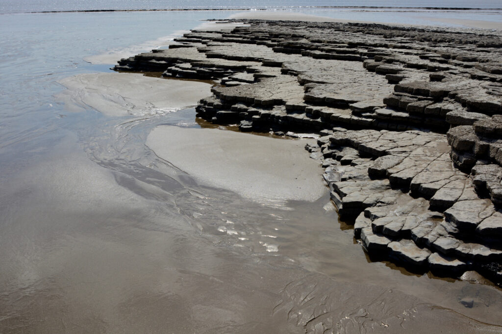 ToF Behang rotsen op het strand