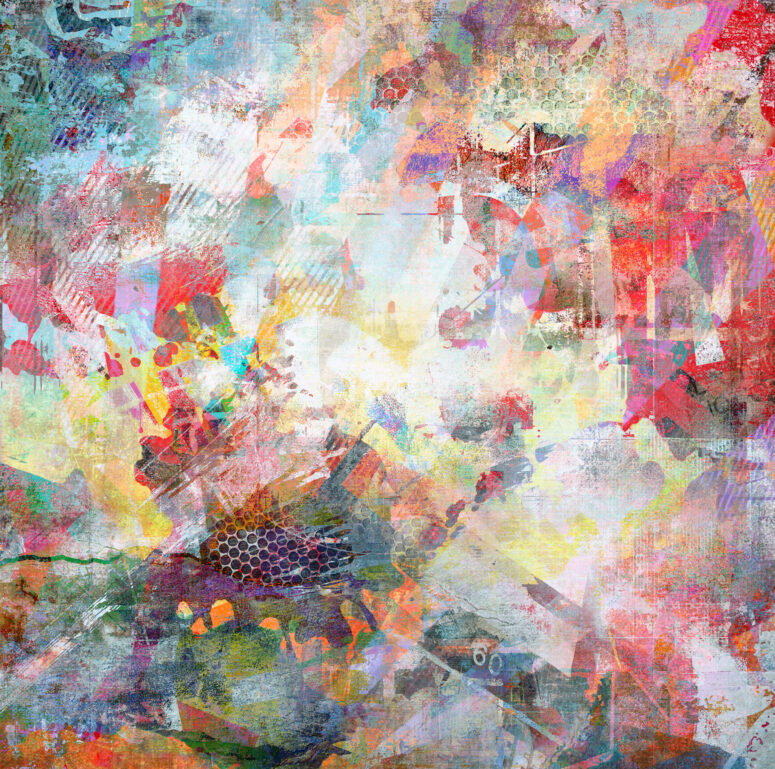 ToF Behang graffiti gekleurde achtergrond