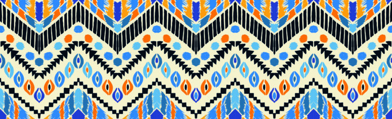 ToF Behang bohemian naadloos Afrikaans patroon