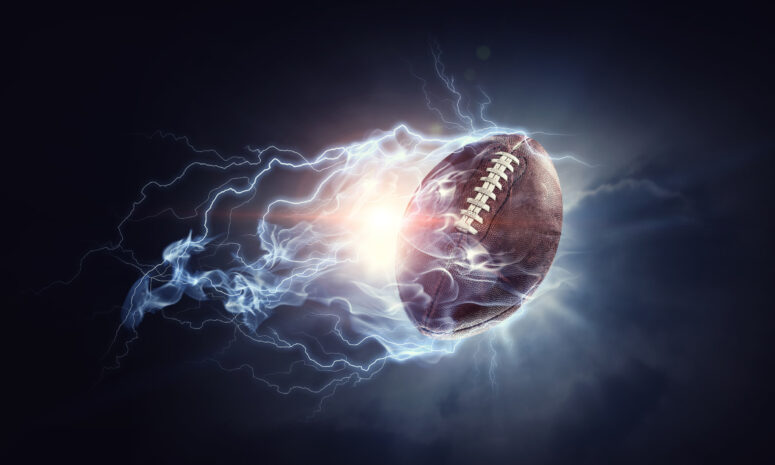 ToF Fotobehang sport American football bal