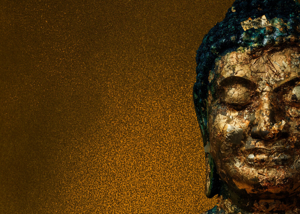 ToF Fotobehang Boeddha: de oude Gouden Boeddha-religie