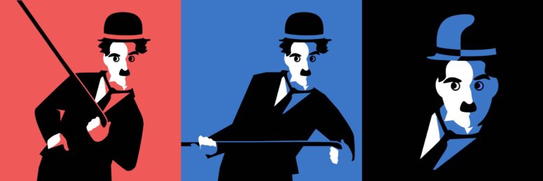 ToF Behang mensen Charlie Chaplin