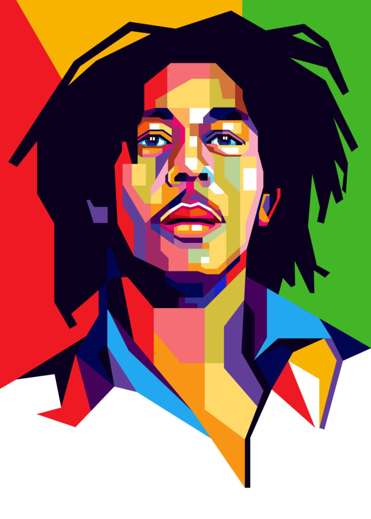ToF Behang mensen Bob Marley