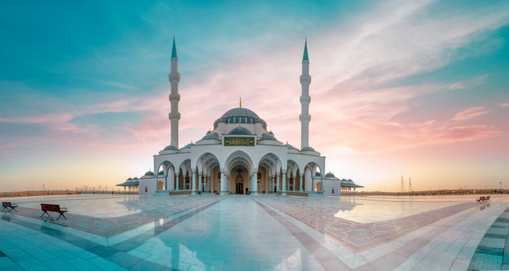 ToF Fotobehang cultuur Sharjah Moskee in Dubai
