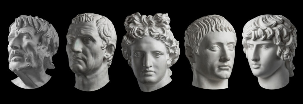 ToF Fotobehang mensen Romeinse borstbeelden