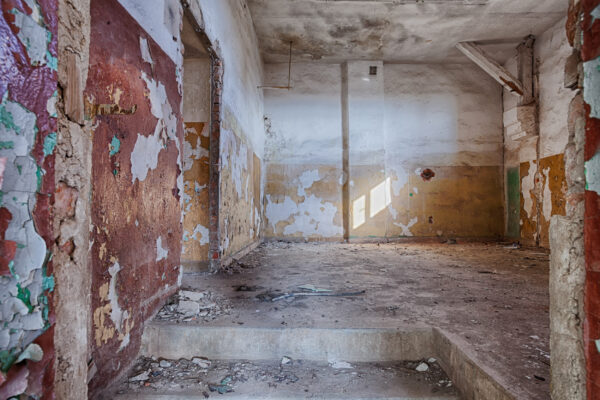 ToF Fotobehang industrieel oude verlaten kamer