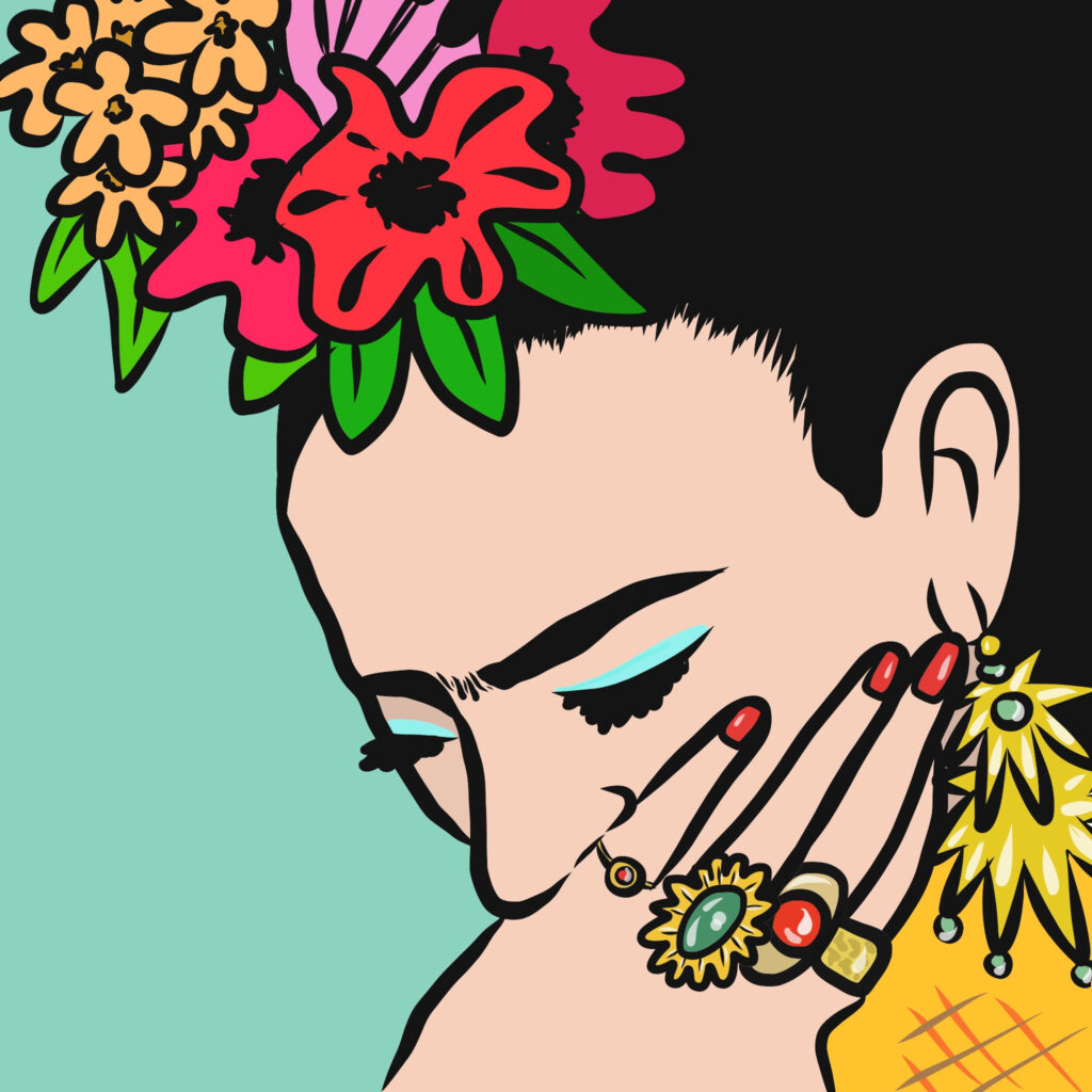 ToF Behang mensen Frida Kahlo