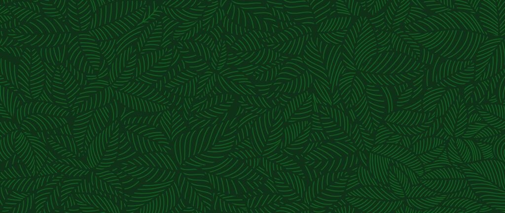 ToF Behang jungle bladeren groen met witte lijnen