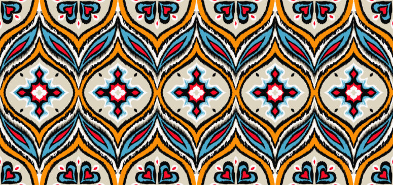 ToF Behang bohemian bandana print