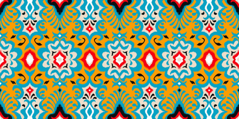 ToF Behang bohemian bloemen vintage achtergrond