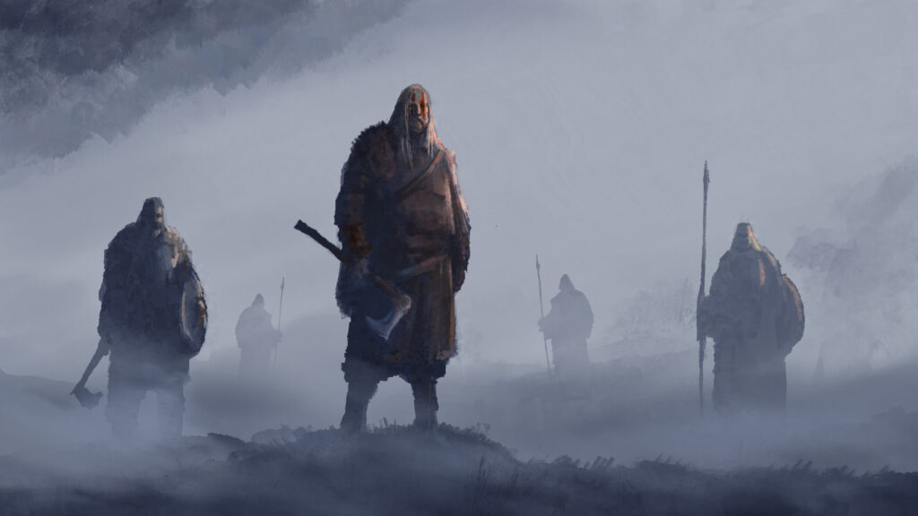 ToF Behang mensen Viking soldaten met wapens