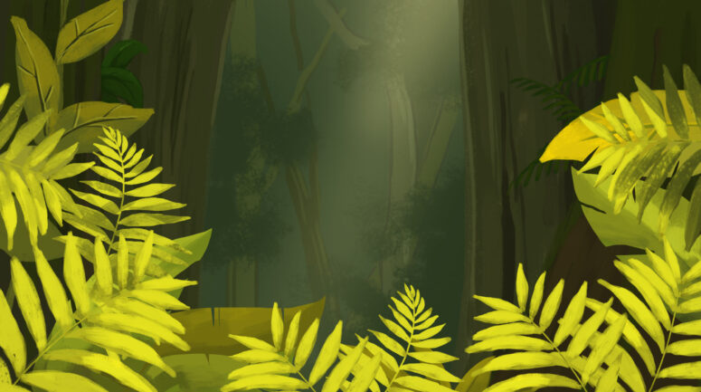 ToF Fotobehang jungle bladeren