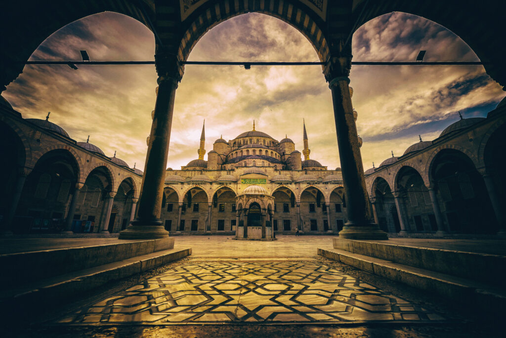 ToF Fotobehang cultuur Sultan Ahmed Moskee Istanbul, Turkije