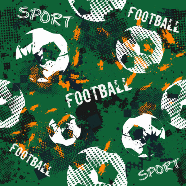 ToF Behang sport sportbehang op zwarte achtergrond met veelkleurige ballen