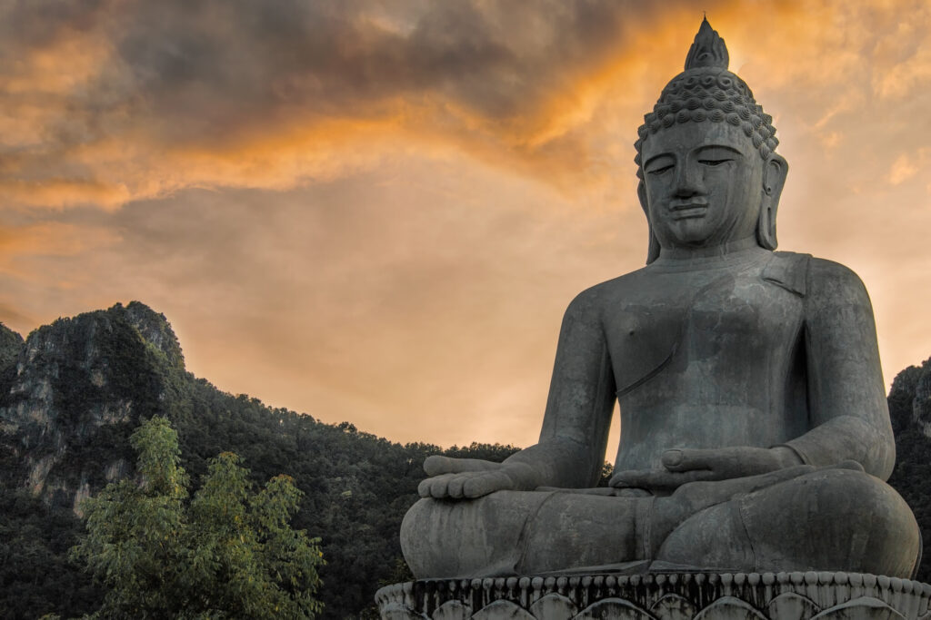 ToF Fotobehang Boeddha groot in Lampang Thailand
