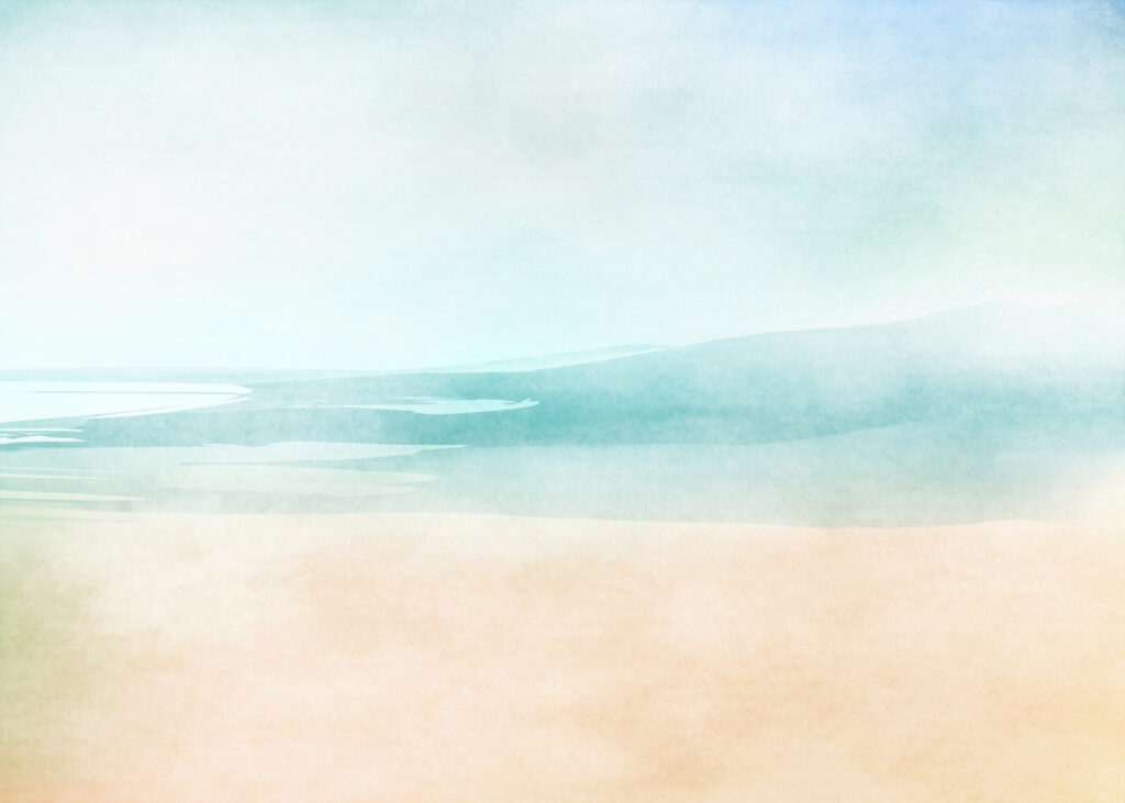 ToF Behang strand schilderij