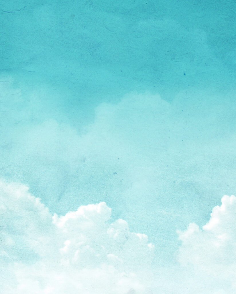 ToF Behang wolkenlucht blauw geschilderd
