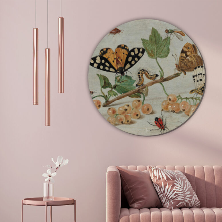 ToF Behangcirkel Insecten en vruchten