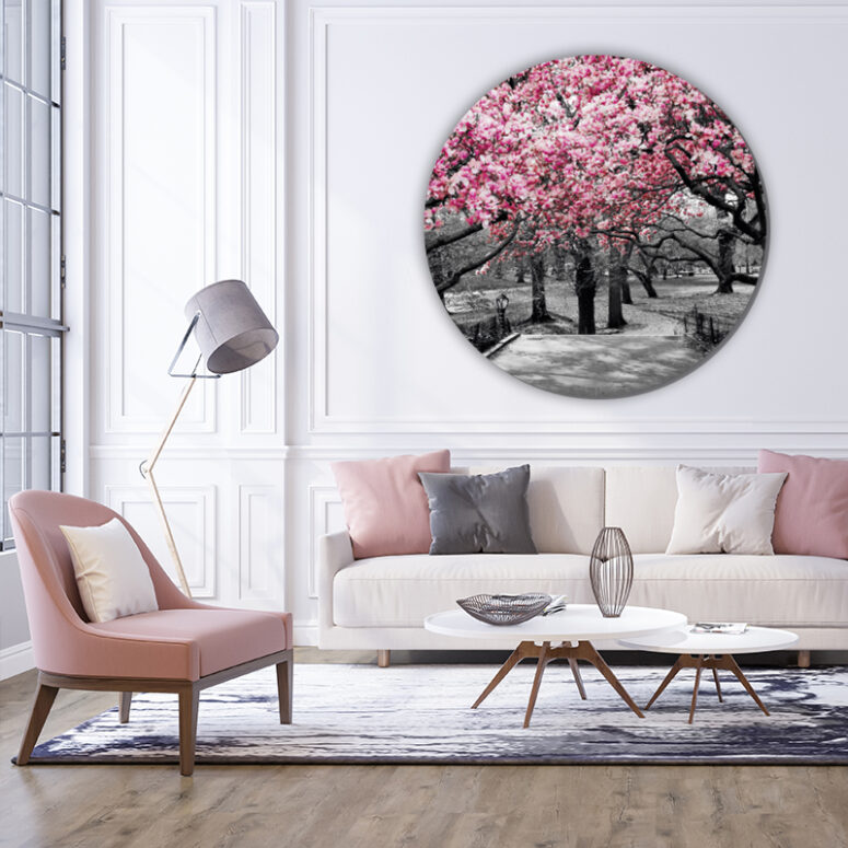 ToF Behangcirkel bomen Central Park, New York