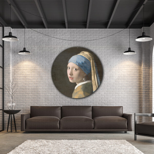 ToF Behangcirkel Meisje met de parel, Johannes Vermeer