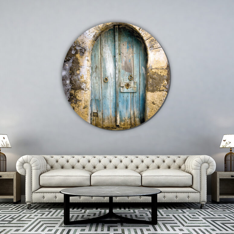 ToF Behangcirkel oude deur met bogen