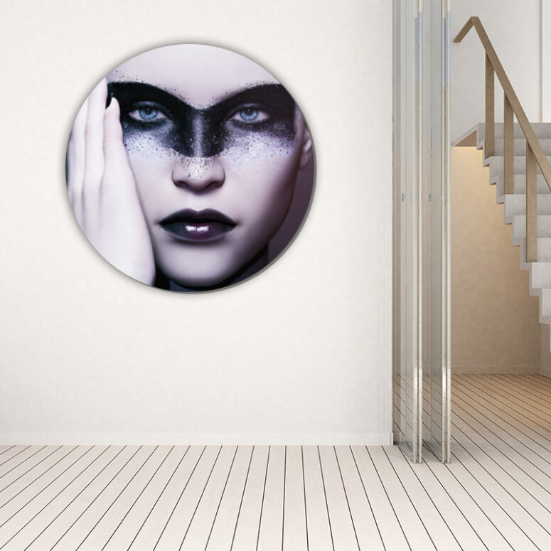 ToF Behangcirkel futuristische vrouw