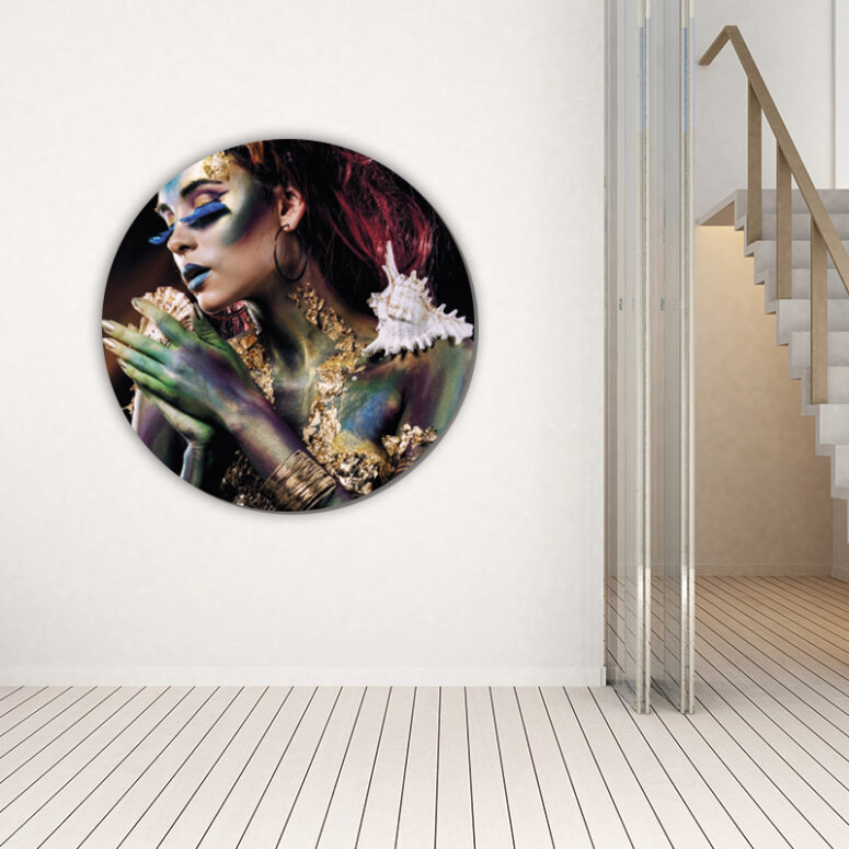 ToF Behangcirkel fantasie vrouw